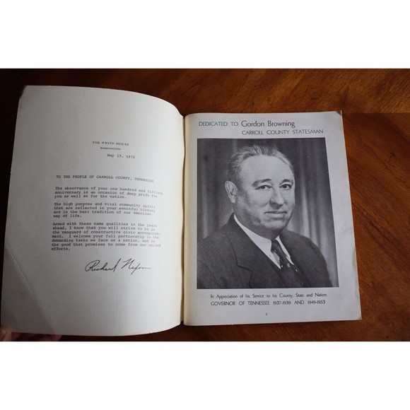 Caroll County Tennessee History 1822 1972 150th Sesquicentennial Booklet Illustr - Picture 4 of 10